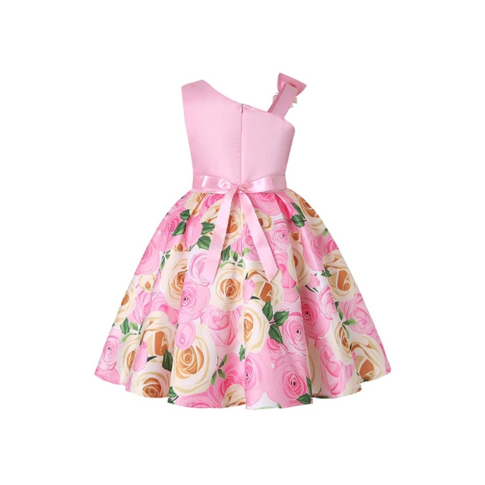 Excellent condition Girls Beautiful Floral Dress worn once for pictures - Picture 2 of 2